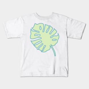 monstera leaf Kids T-Shirt